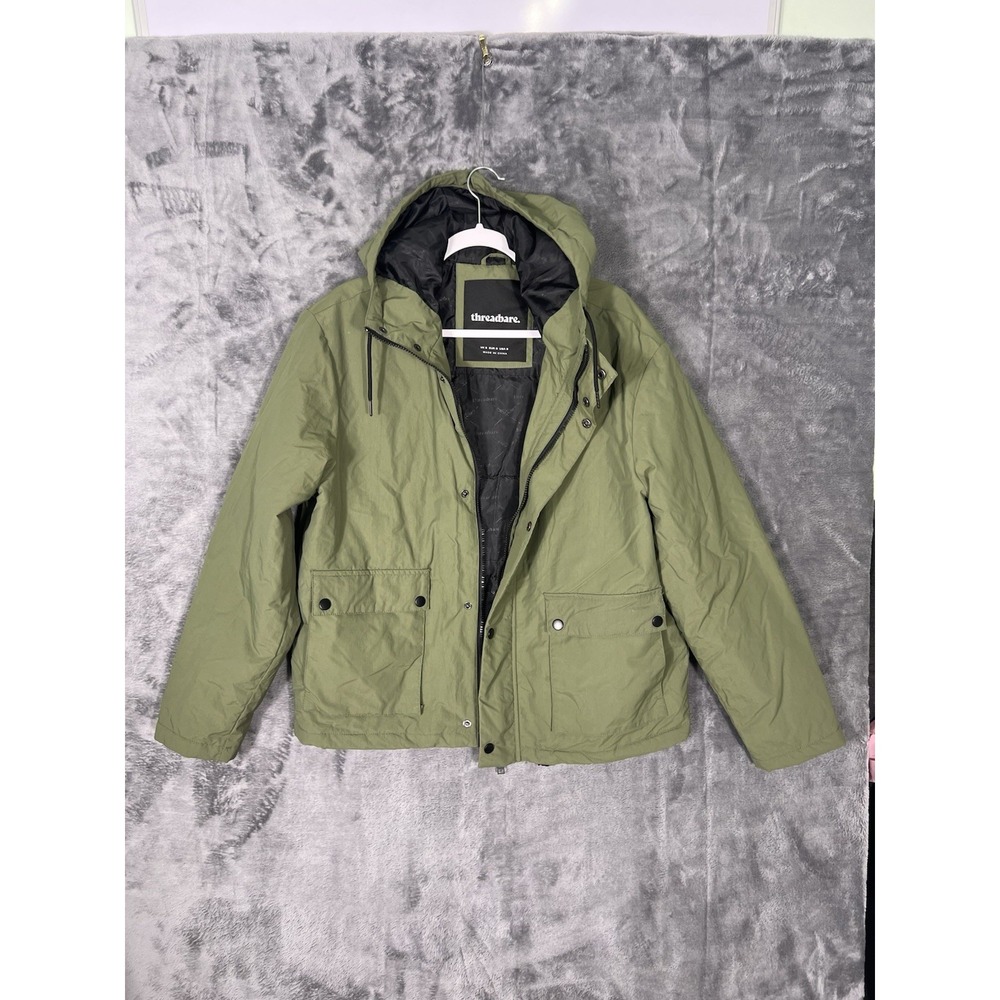 Threadbare Windbreaker/Rain Hoodie Jacket Size Small